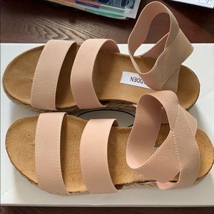Steve Madden nude/blush espadrille kimmie sandals